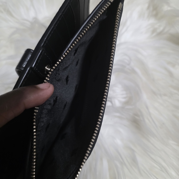Kate Spade Black Leather Wristlet Wallet - Picture 5 of 5